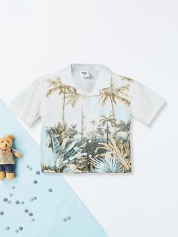 max - Boys Tropical Printed Resort Shirt-Multi-Color