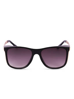 DukieKooky - Grey Lens Black Frame Square Sunglasses with UV Protection (4 Years)
