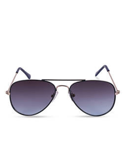 DukieKooky - Kids Blue Lens & Silver Frame Aviator Sunglasses (4 Years)