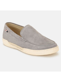U.S. POLO ASSN. - Grey FEND Stylish Slip-On Smart Casual Loafers