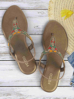 Metro - Women Brown Casual Sandals