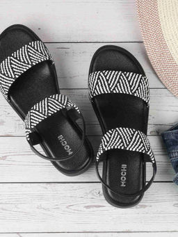 Mochi - Women Black Casual Wedges Heels