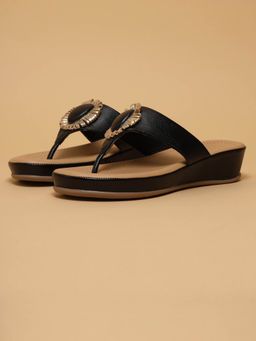 ERIDANI - Bonita Black Casual Sandals