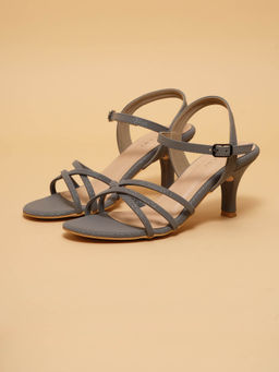 ERIDANI - Elsa Grey Stiletto Heels