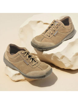 WOODLAND - Men Khaki Casual Sneakers