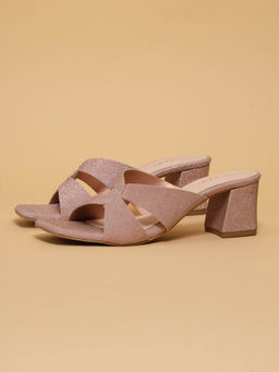 ERIDANI - Xin Pink Slip-On Block Heels