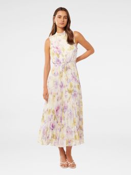 Forever New - Phillipa Pleated Midi Dress with Belt (Set of 2)