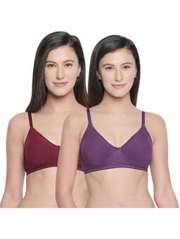 Bodycare - B, C & D Cup Perfect Coverage Bra In 100% Cotton-Pack Of 2 - Multi-Color