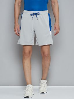 Alcis - Men Grey Solid Slim Fit Sports Shorts