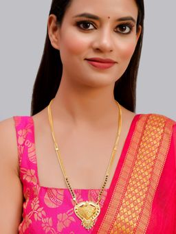 Silvermerc Designs - Gold Plated Vallabhi Mangalsutra