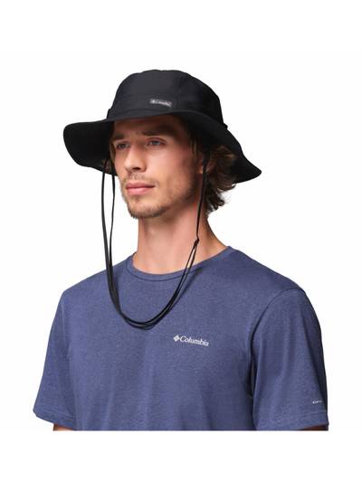 Unisex Black Omni-Shade Packable Bucket Hiking Trekking Hat