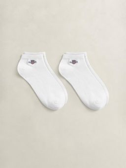 GANT - Mens White Shield Ankle Socks