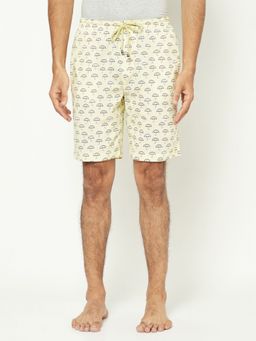 CRIMSOUNE CLUB - Men's Lemon Printed Lounge Shorts