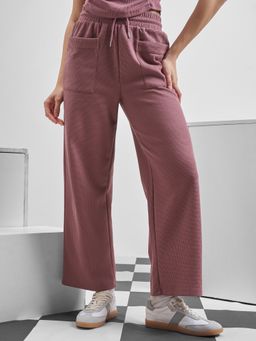 TOKYO TALKIES - Women Mauve Solid Track pant
