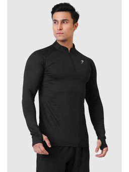 FUAARK - Men Rush Full Sleeve Black T-Shirt