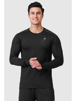 FUAARK - Men Rush Slim Fit Full Sleeve Black T-Shirt