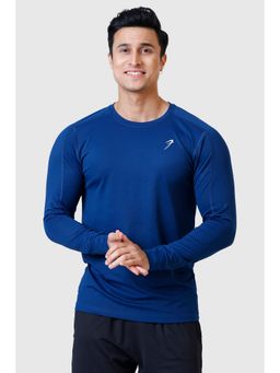 FUAARK - Men Rush Slim Fit Full Sleeve Blue T-Shirt