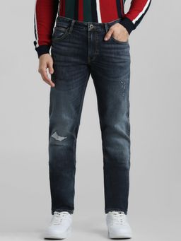Jack & Jones - Blue Glenn Slim Fit Low Rise Stretch Jeans