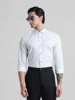 Jack & Jones - White Slim Fit Non Stretch Shirts