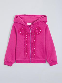 Hopscotch - Beads Embellished Jacket - Pink