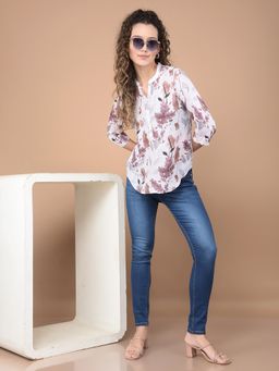 CRIMSOUNE CLUB - Blue Skinny High Waist Jeans