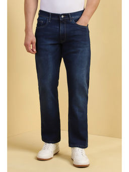 Allen Solly - Men Navy Regular Fit Light Wash Jeans