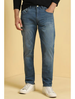 Allen Solly - Men Blue Slim Fit Mid Wash Jeans
