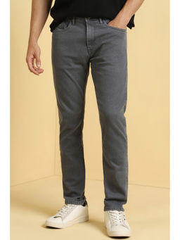 Allen Solly - Men Grey Slim Fit Light Wash Jeans