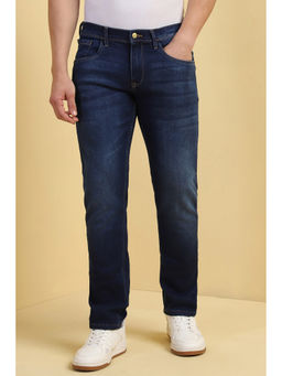 Allen Solly - Men Navy Slim Fit Light Wash Jeans