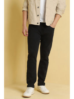 Allen Solly - Men Black Slim Fit Dark Wash Jeans