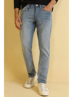 Allen Solly - Men Blue Slim Fit Mid Wash Jeans