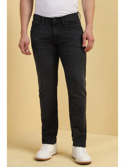 Allen Solly - Men Black Slim Fit Light Wash Jeans