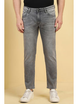 Allen Solly - Men Grey Slim Fit Mid Wash Jeans