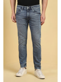 Allen Solly - Men Blue Slim Fit Mid Wash Jeans