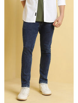 Allen Solly - Men Navy Slim Fit Light Wash Jeans