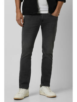 Van Heusen - Men Grey Light Wash Slim Fit Jeans