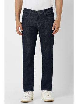 Van Heusen - Men Navy Dark Wash Slim Fit Jeans