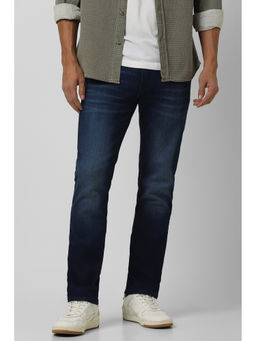 Van Heusen - Men Navy Light Wash Slim Fit Jeans