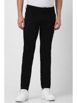 Van Heusen - Men Black Dark Wash Skinny Fit Jeans