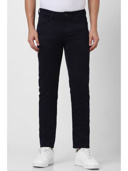 Van Heusen - Men Navy Dark Wash Skinny Fit Jeans