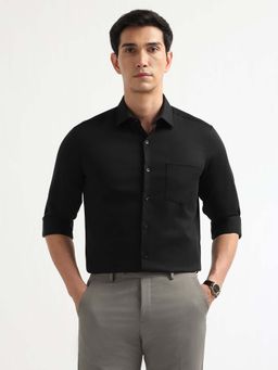 Arrow - Black Solid Slim Fit Shirt