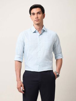 Arrow - Blue Checks Slim Fit Shirt