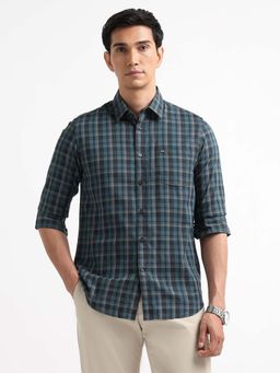 Arrow Sports - Green Checks Regular Fit Shirt