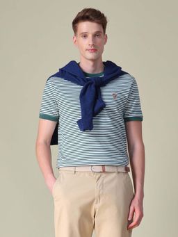 U.S. Polo Assn. Denim Co. - Green Stripes Slim Fit T-Shirt