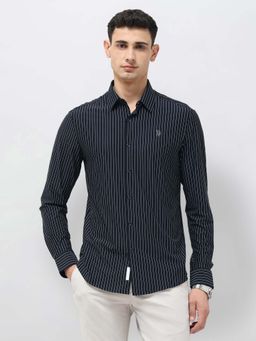 U.S. POLO ASSN. - Blue Stripes Tailored Fit Shirt