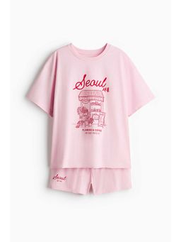H&M - Women Pink Printed Pyjamas