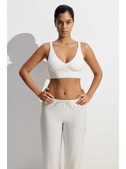 H&M - Women White Seamless Padded Soft Bra