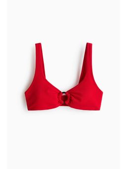H&M - Women Red Padded Bikini Top
