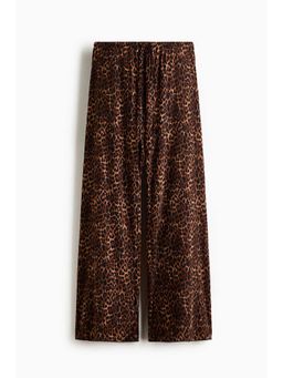 H&M - Women Brown Wide Pyjama Bottoms