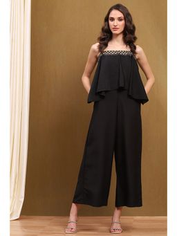 Biba - Women Black Polyester Jumpsuit